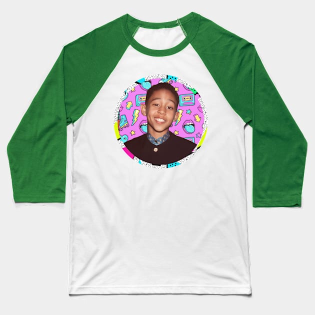 Tahj Mowry Baseball T-Shirt by austyndelugoart